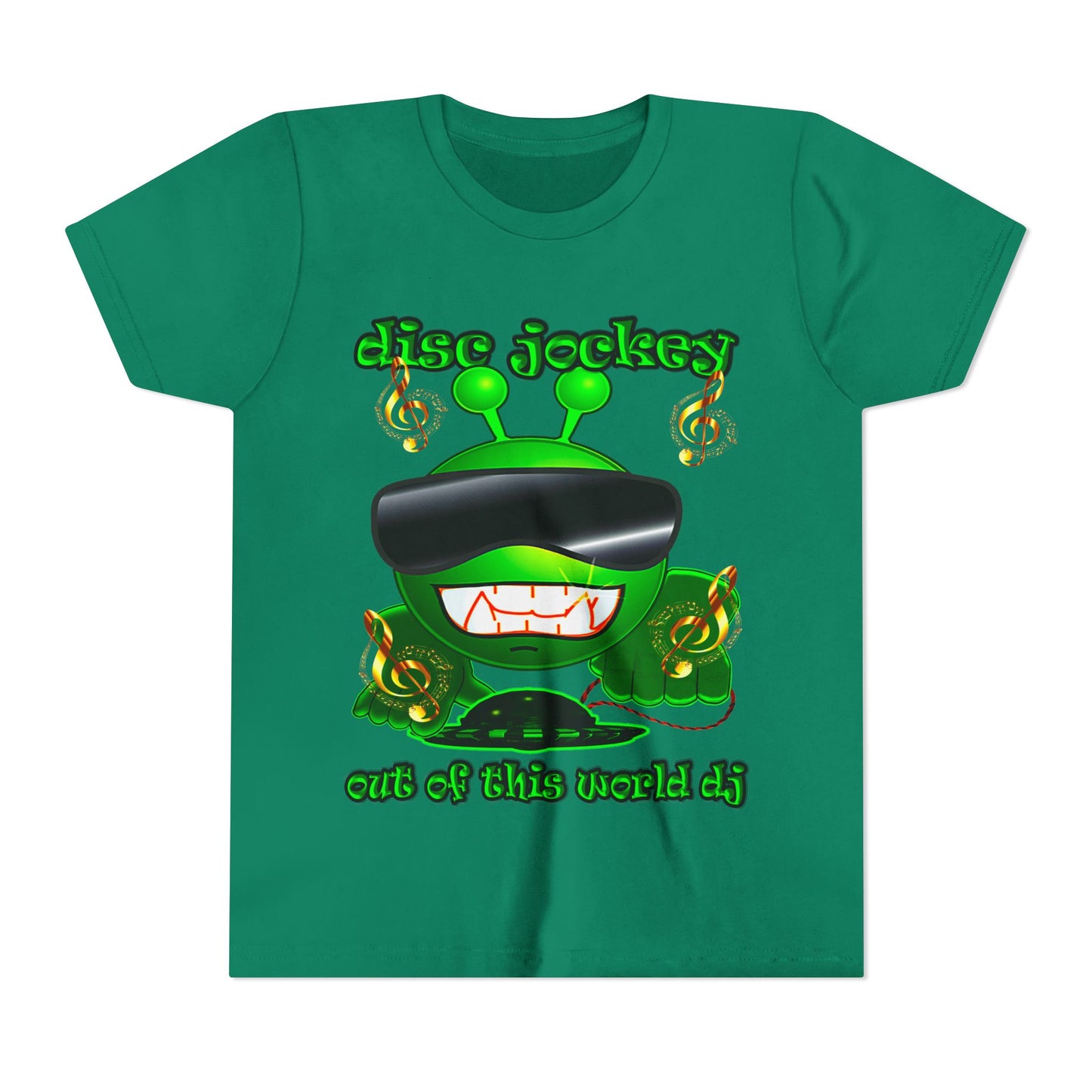 disc jockey - Youth Short Sleeve Tee