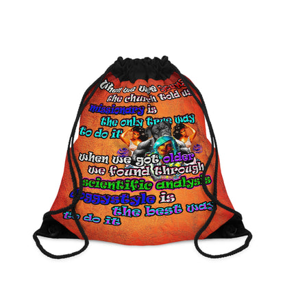 doggystyle - Drawstring Bag (burnt orange)