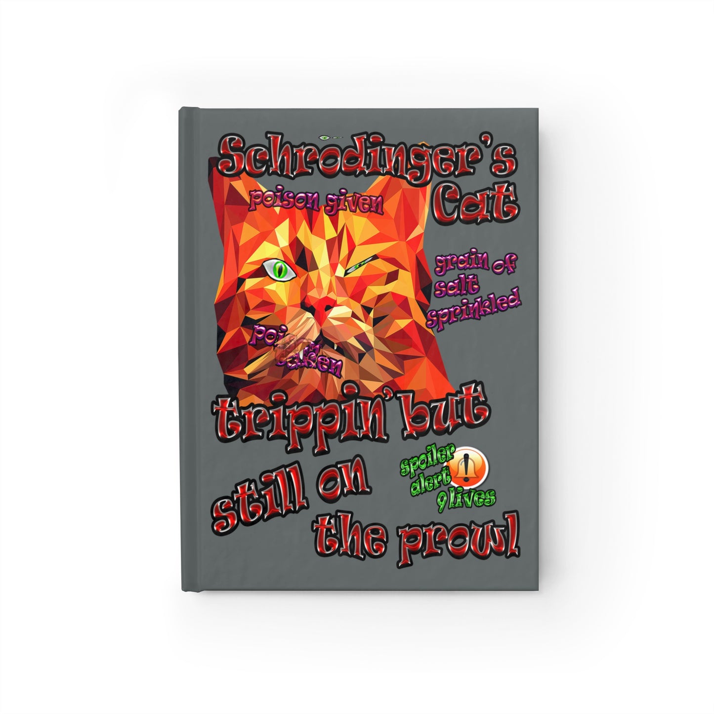 schrodinger's cat - journal-blank (dark grey)