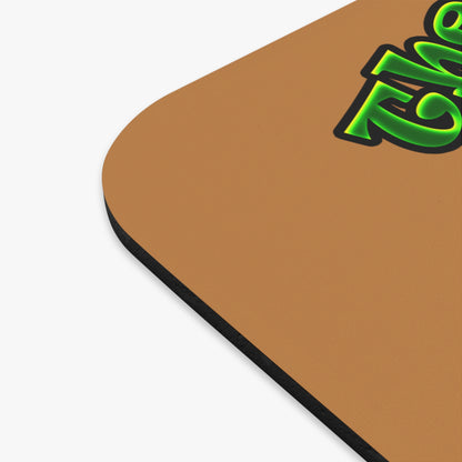 green monster - Mouse Pad (Rectangle) (light brown)