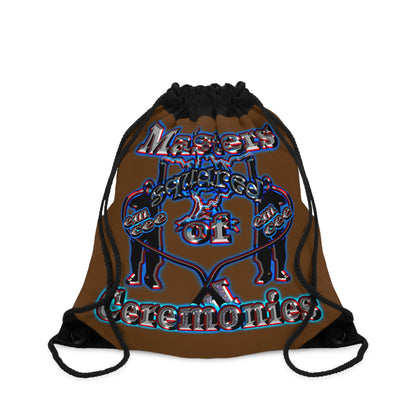 em cee squared - Drawstring Bag (brown)