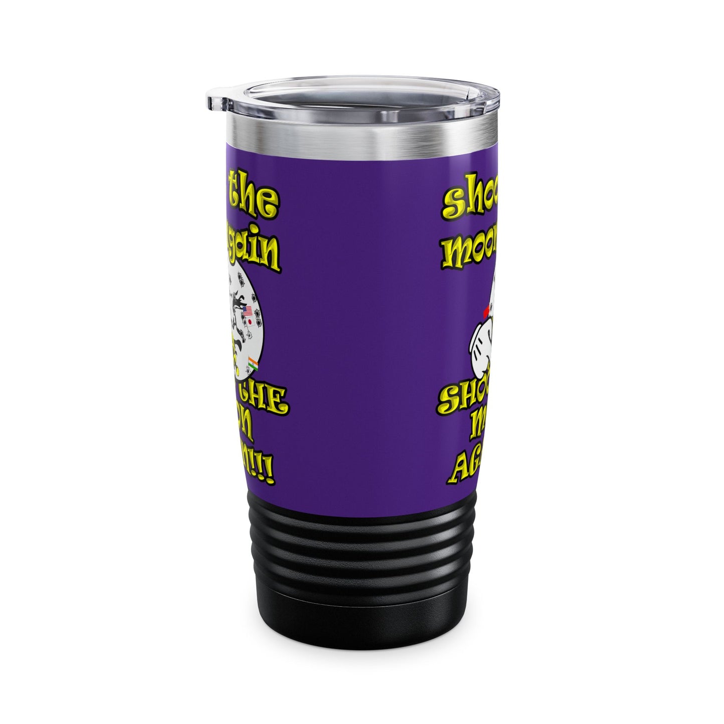 shoot the moon again - Ringneck Tumbler, 20oz (purple)