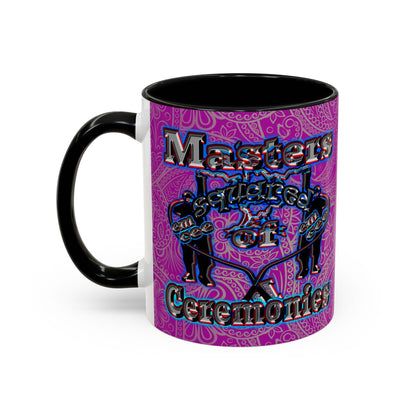 em cee squared - Accent Mug (pink swirl)