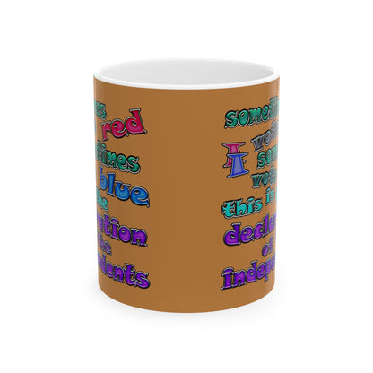 declaration of the independents - White Mug (light brown)