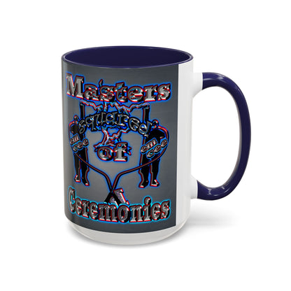 em cee squared - Accent Mug (grey-light grey)