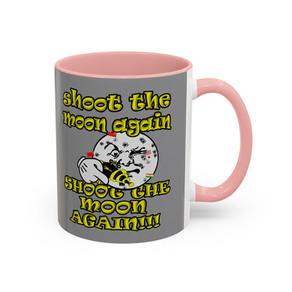 shoot the moon again - Accent Mug (grey)
