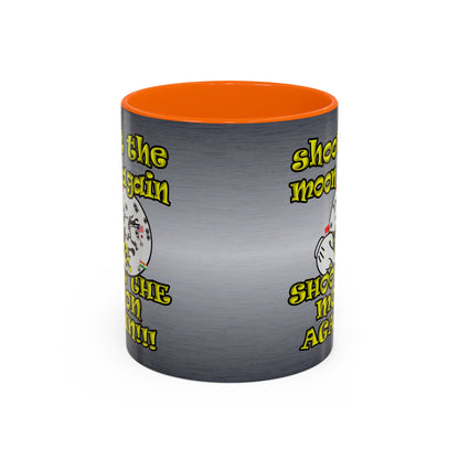 shoot the moon again - Accent Mug (brushed nickel)