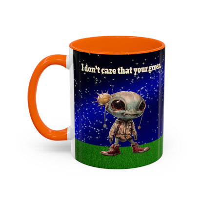 I don't care that your grey - Accent Mug ('snoops' background)