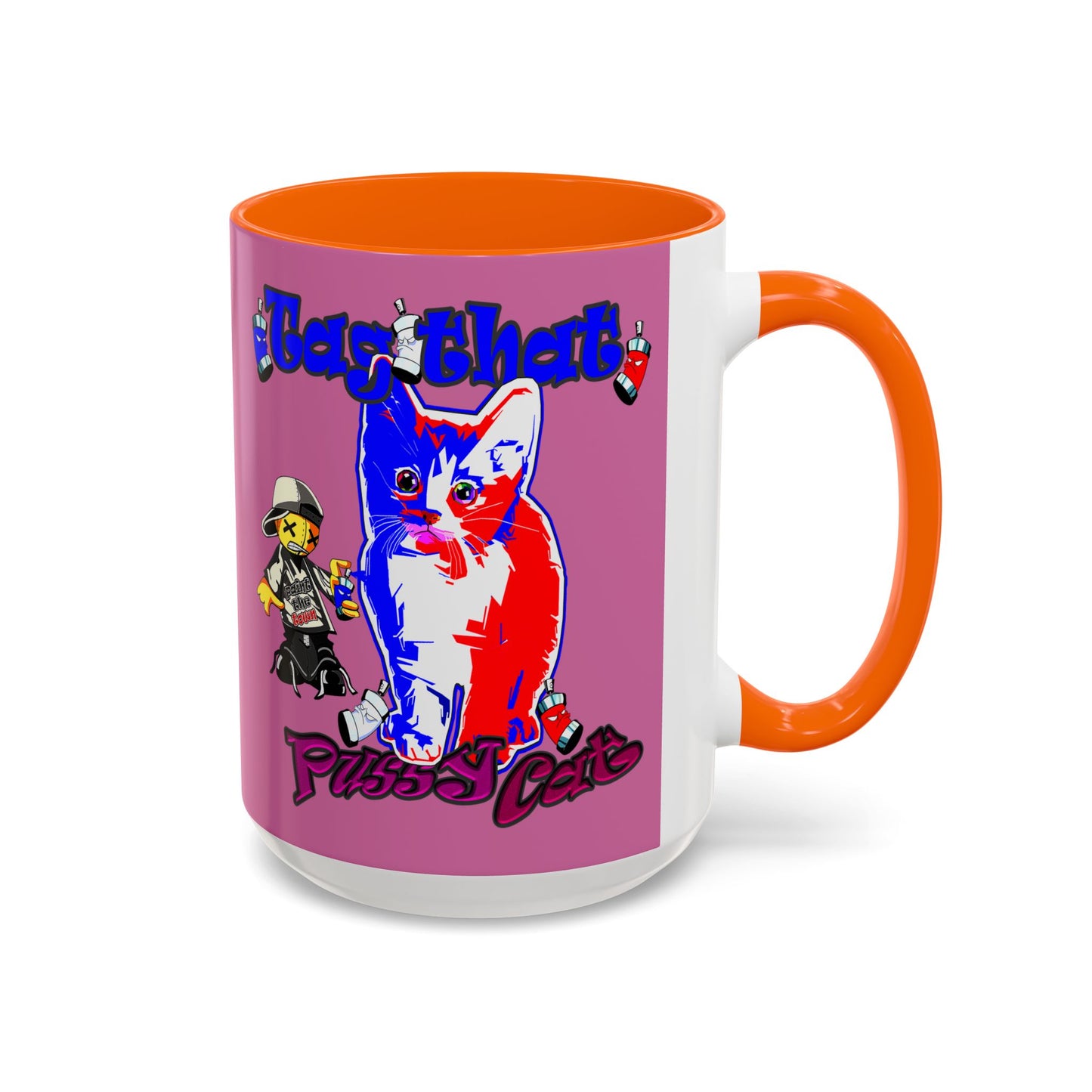 tag that - Accent Mug (light pink)