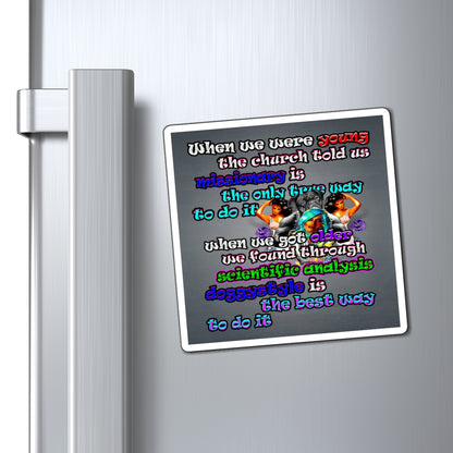 doggystyle - Magnets - (grey-light grey)