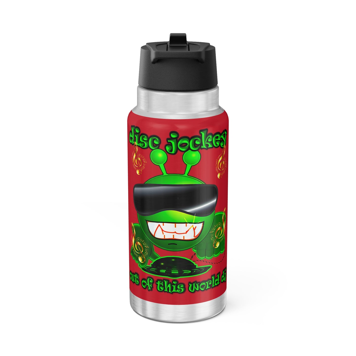 disc jockey - Gator Tumbler, 32oz (dark red)