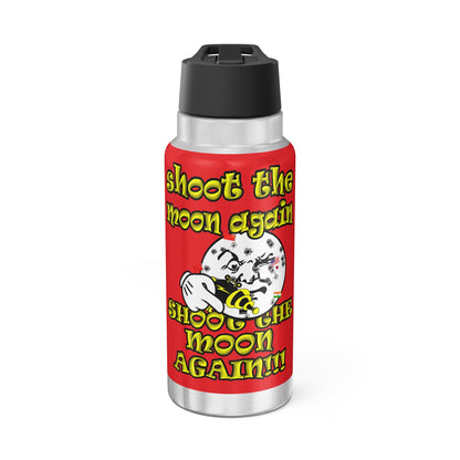 shoot the moon again - Gator Tumbler, 32oz (red)