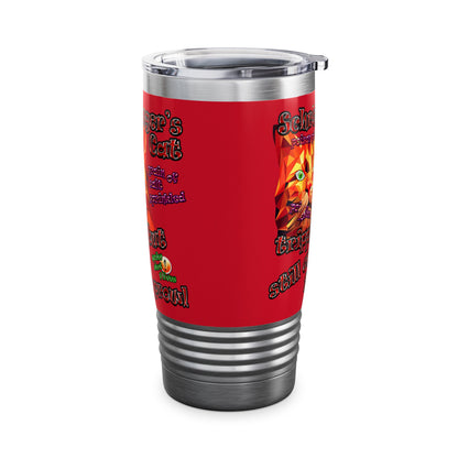 schrodinger's cat - Ringneck Tumbler, 20oz (dark red)