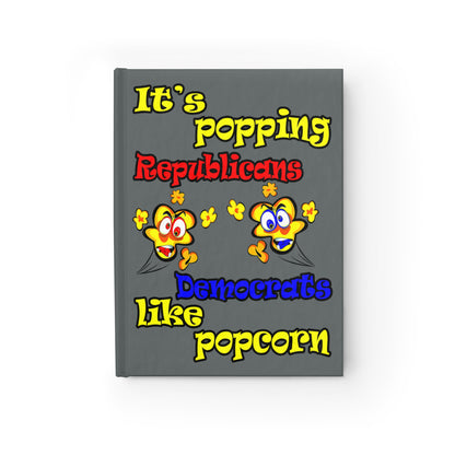 popping like popcorn - journal-blank (dark grey)