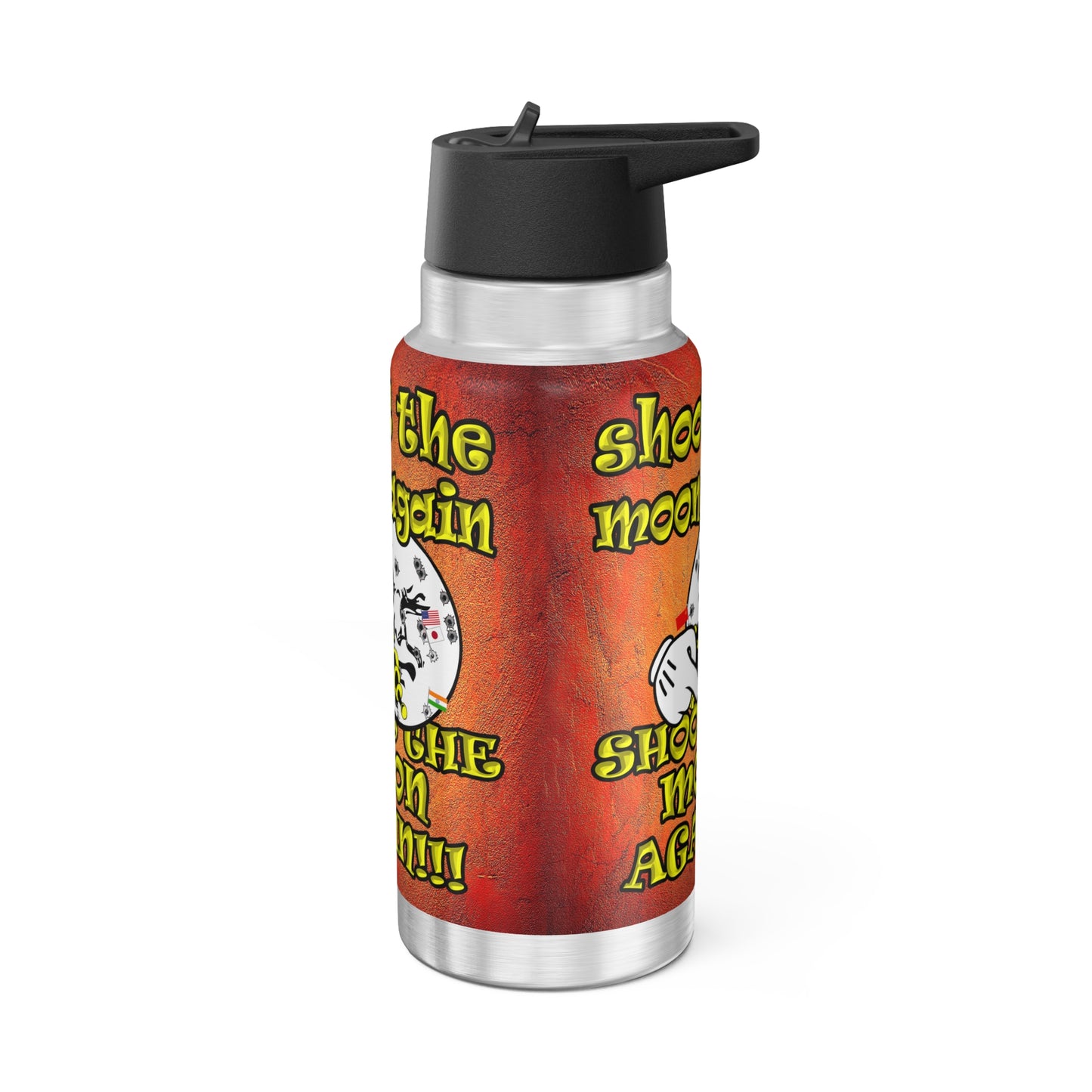 shoot the moon again - Gator Tumbler, 32oz  (burnt orange)