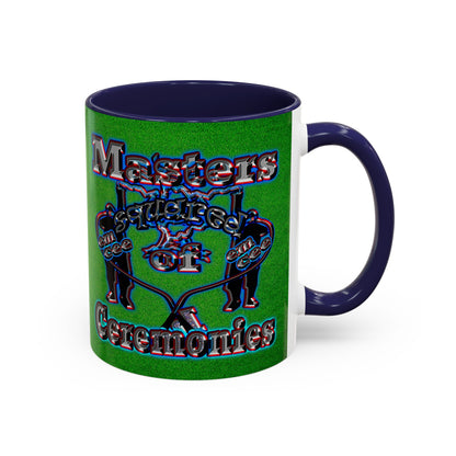 em cee squared - Accent Mug (green turf)