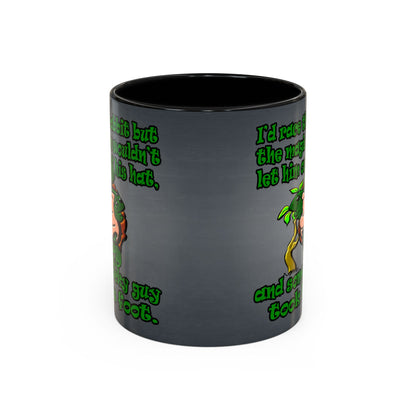 turtle race - Accent Mug (grey-light grey)