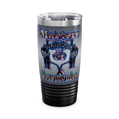 em cee squared - Ringneck Tumbler, 20oz (brushed nickel)