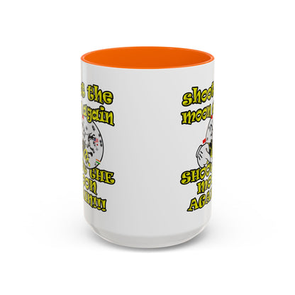 shoot the moon again - Accent Mug (white)