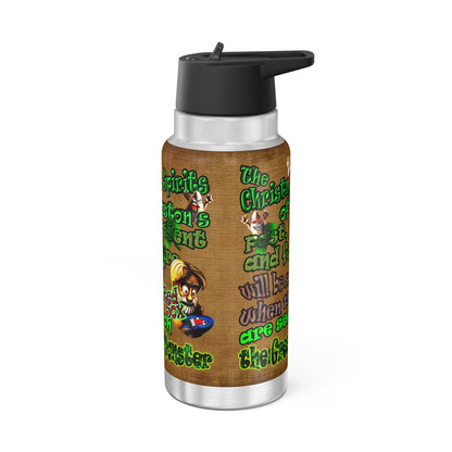 christmas spirits of boston - Gator Tumbler, 32oz  (brown papyrus)
