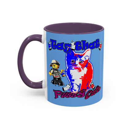 tag that - Accent Mug (light blue)