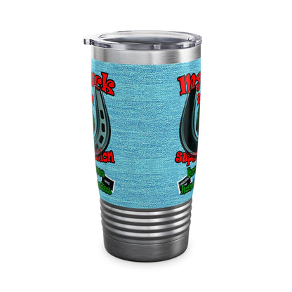 my luck - Ringneck Tumbler, 20oz (faded blue)