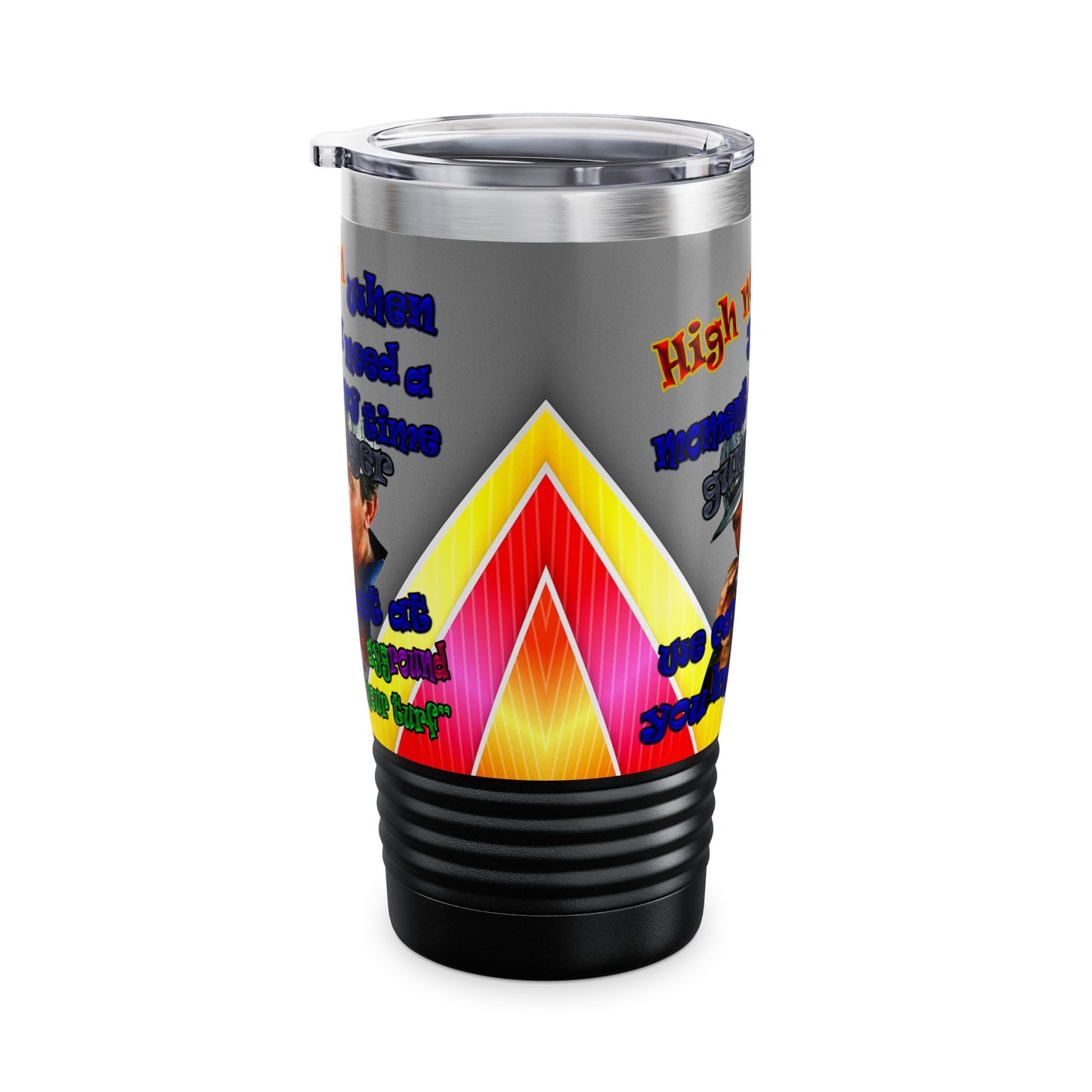 high noon - Ringneck Tumbler, 20oz (rainbow split)