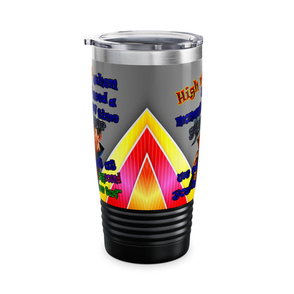 high noon - Ringneck Tumbler, 20oz (rainbow split)