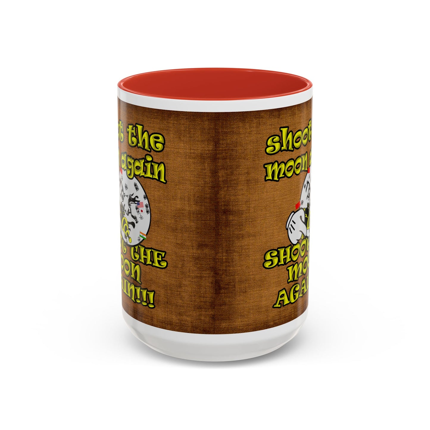 shoot the moon again - Accent Mug (brown papyrus)