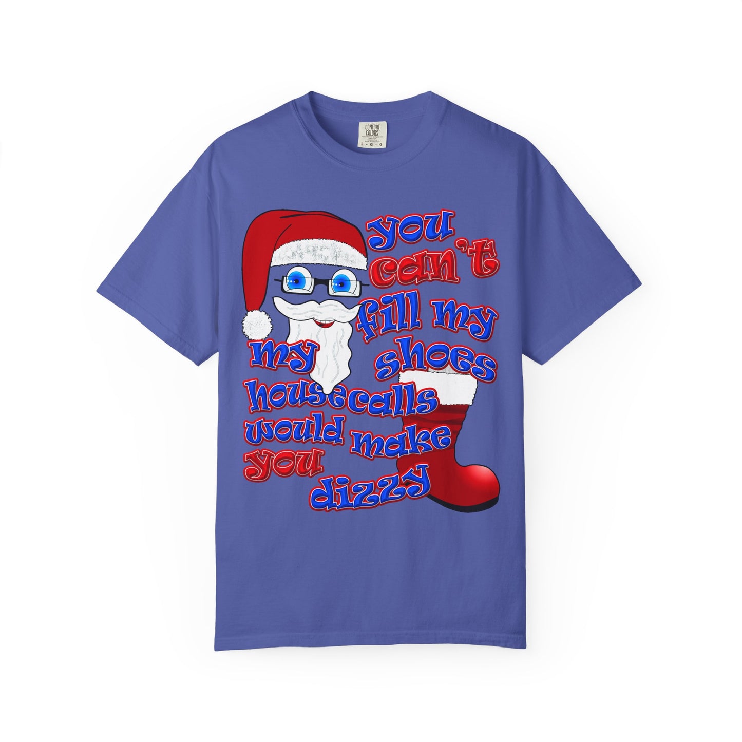 santa's shoes - Unisex Garment-Dyed T-shirt