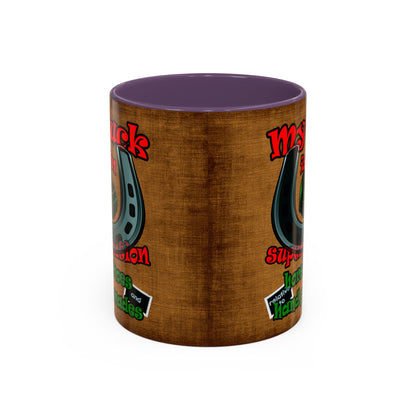 my luck - Accent Mug (brown papyrus)