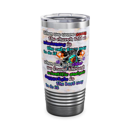 doggystyle - Ringneck Tumbler, 20oz (white marble)