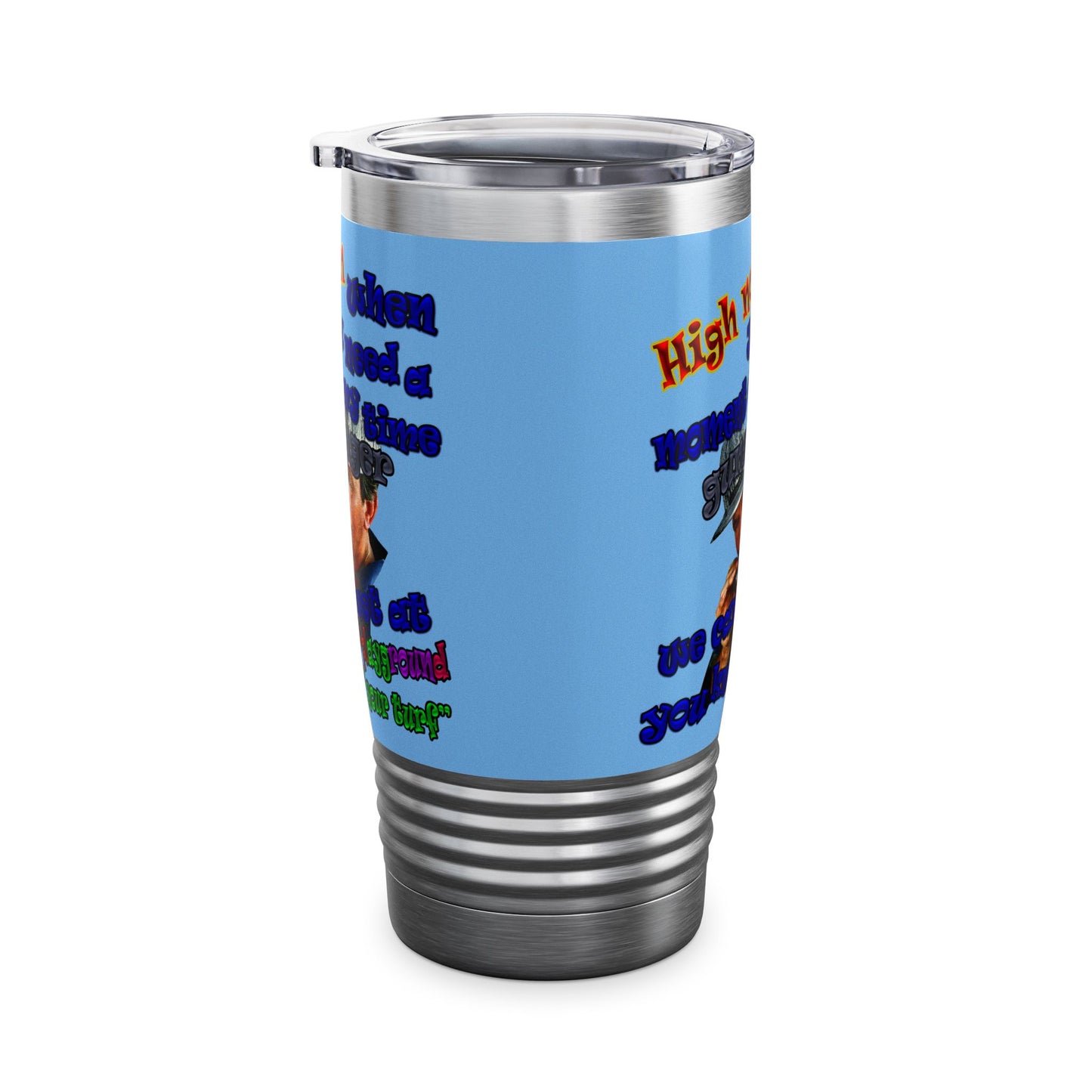 high noon - Ringneck Tumbler, 20oz (light blue)