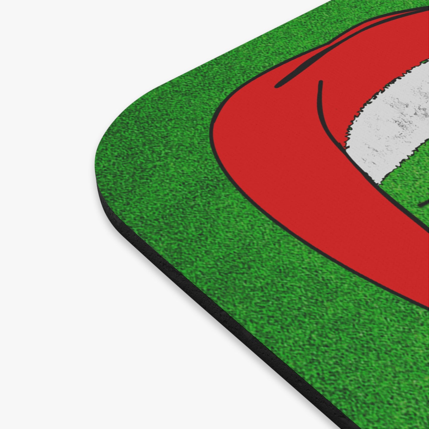 santa's shoes - Mouse Pad (Rectangle) (green turf)
