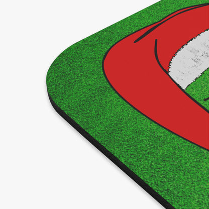 santa's shoes - Mouse Pad (Rectangle) (green turf)