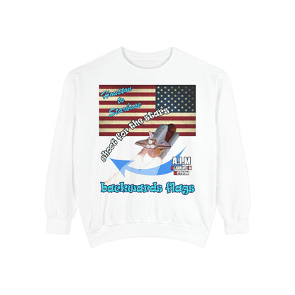 shoot for the stars - Unisex Garment-Dyed Sweatshirt