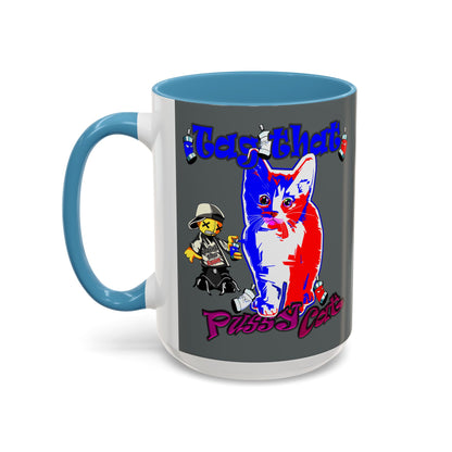 tag that - Accent Mug (dark grey)