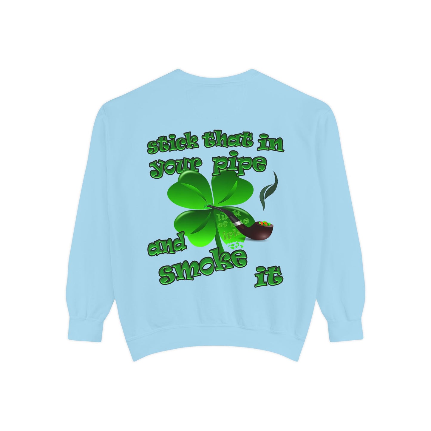 celtics logo - Unisex Garment-Dyed Sweatshirt