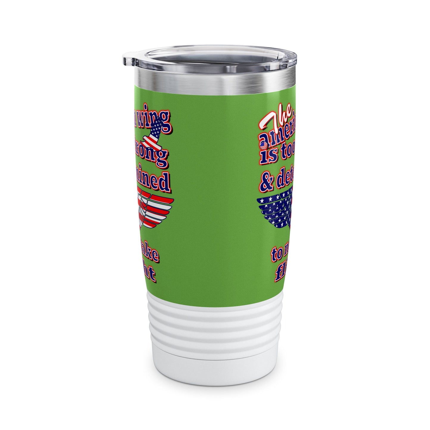american wing - Ringneck Tumbler, 20oz (green)
