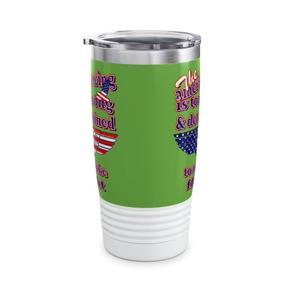 american wing - Ringneck Tumbler, 20oz (green)