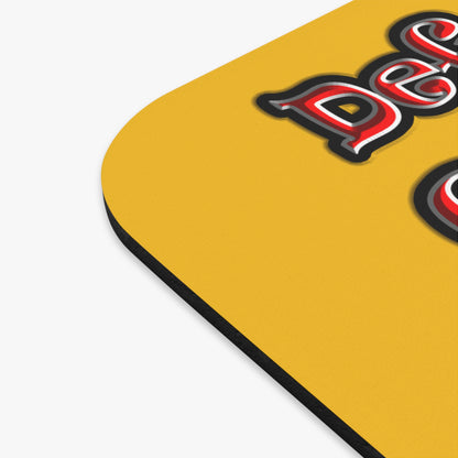 defy conquer reach - Mouse Pad (Rectangle) (yellow)