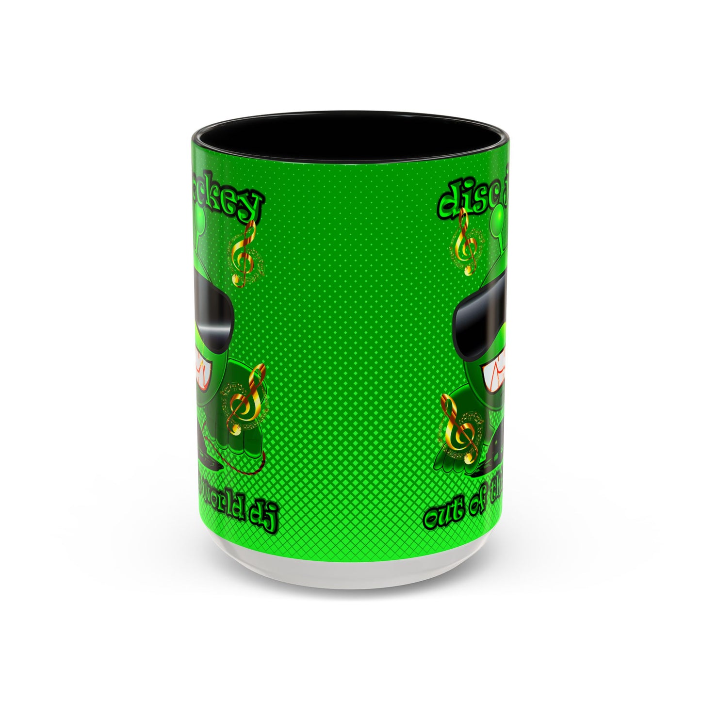 disc jockey - Accent Mug (logo green)