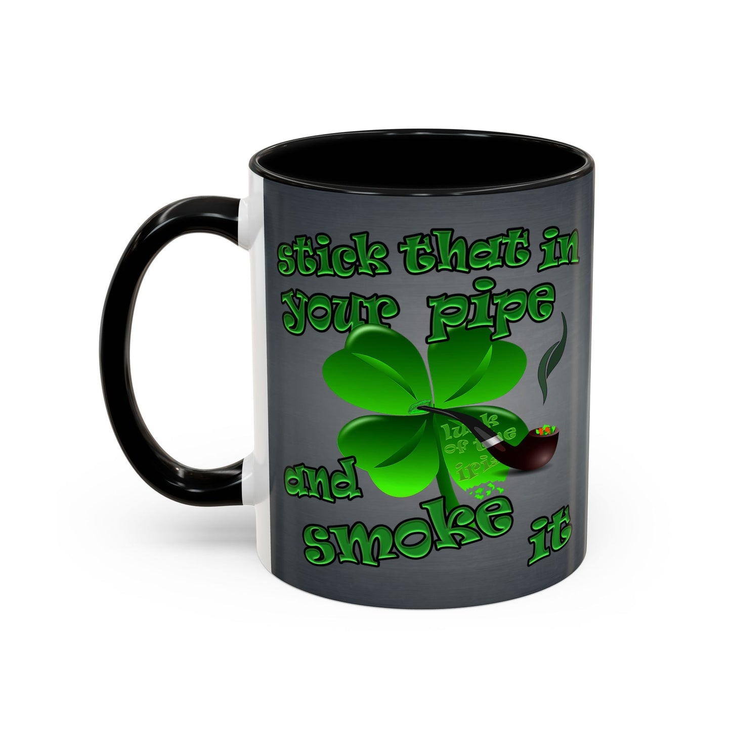 celtics logo - Accent Mug (grey-light grey)