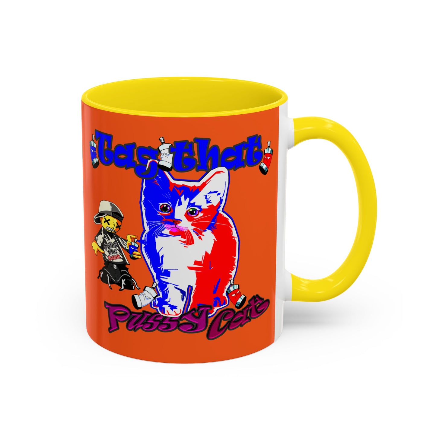 tag that - Accent Mug (orange)
