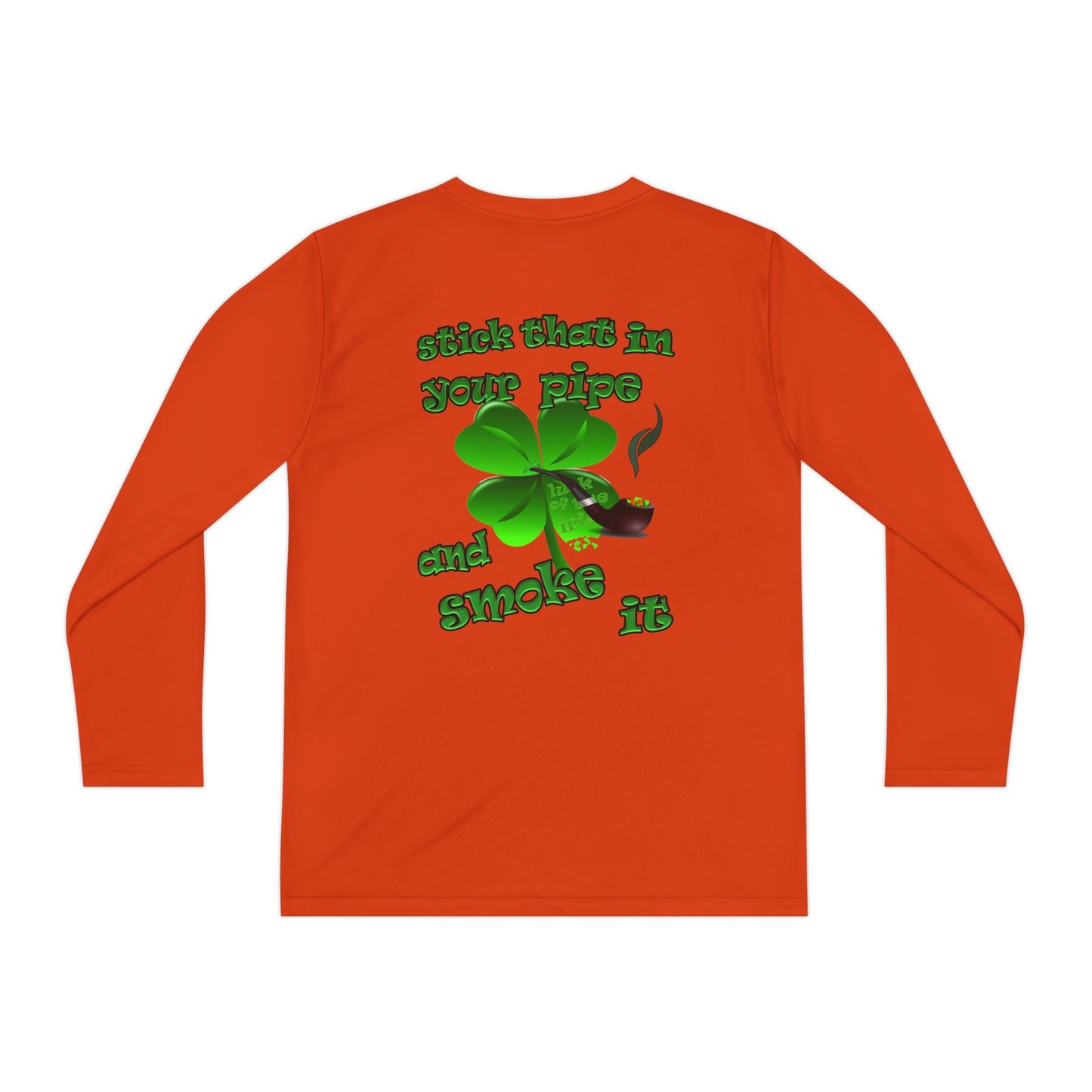 celtics logo - Youth Long Sleeve Competitor Tee