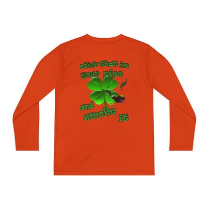celtics logo - Youth Long Sleeve Competitor Tee