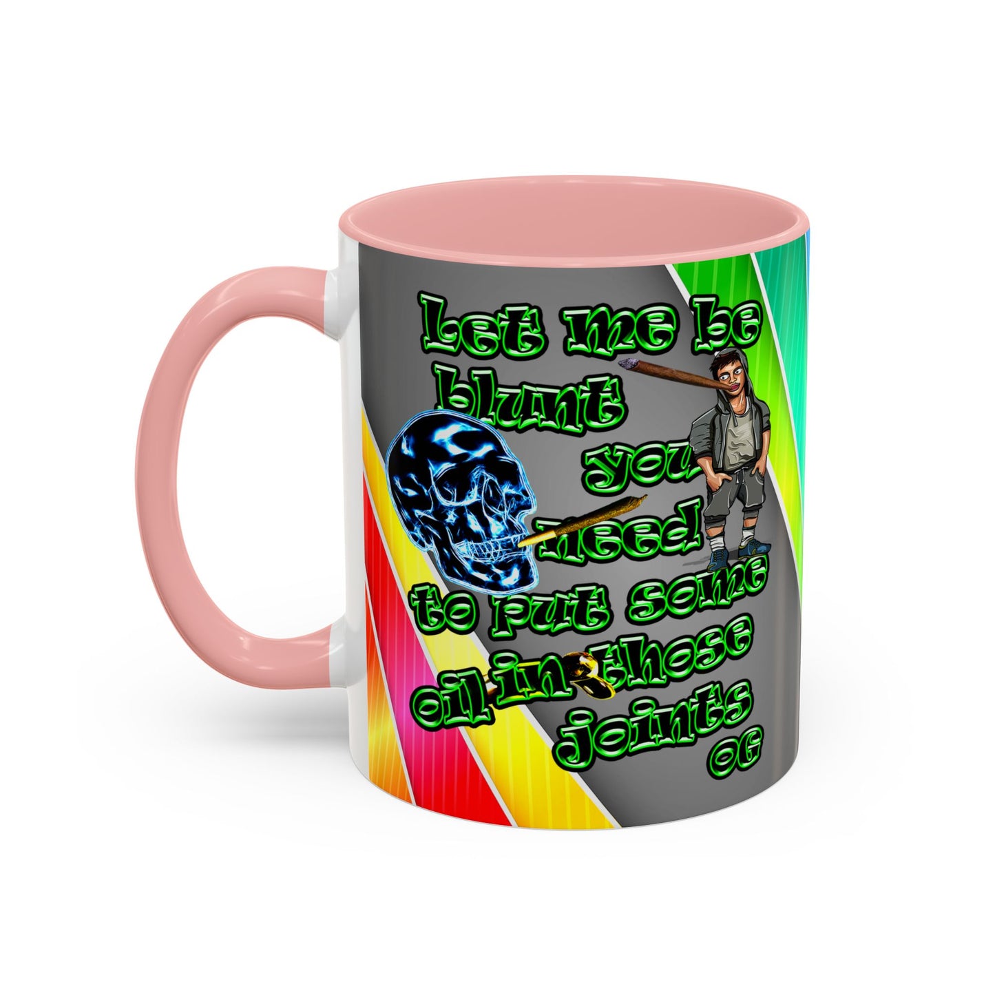 og - Accent Mug (rainbow split)