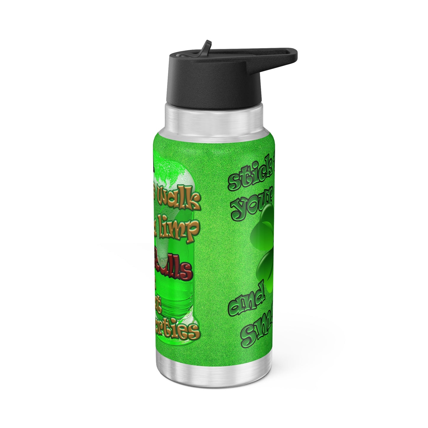 celtics logo - Gator Tumbler, 32oz  (green turf)