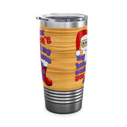 santa's shoes - Ringneck Tumbler, 20oz (butterscotch wood finish)