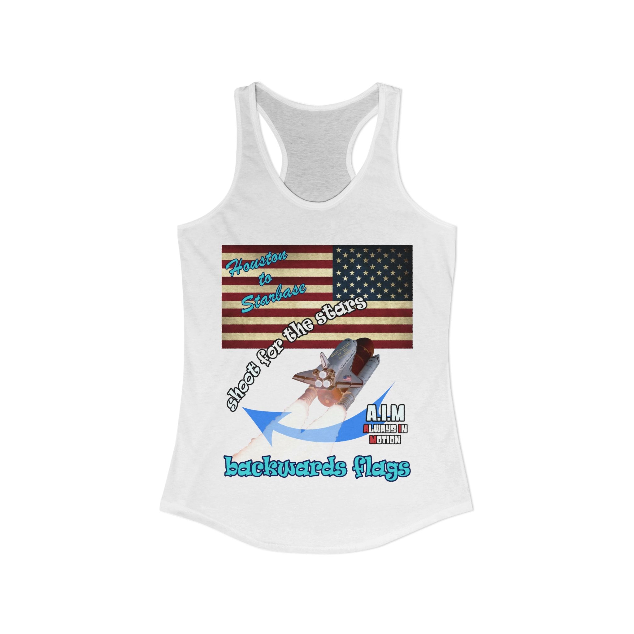 shoot for the stars - Women's Ideal Racerback Tank